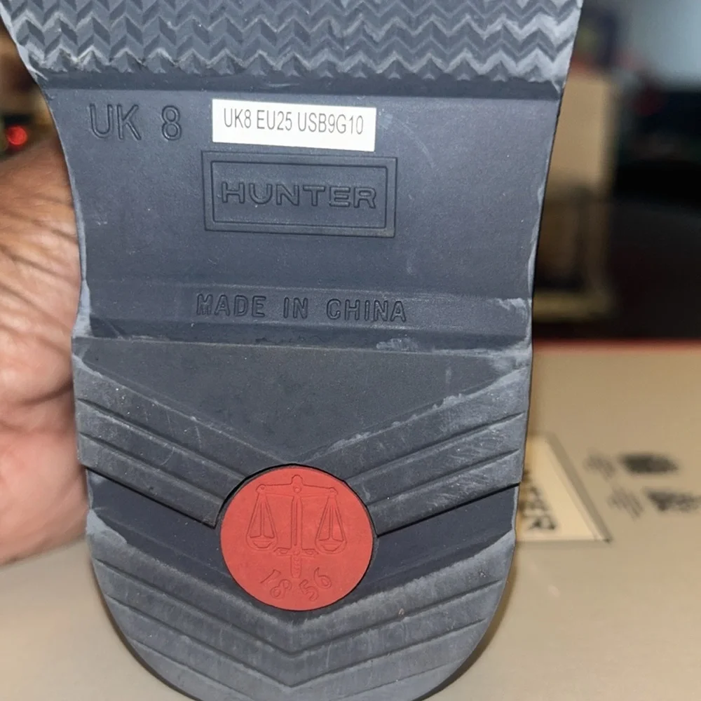 Hunter Kids Navy Blue Rain Boots